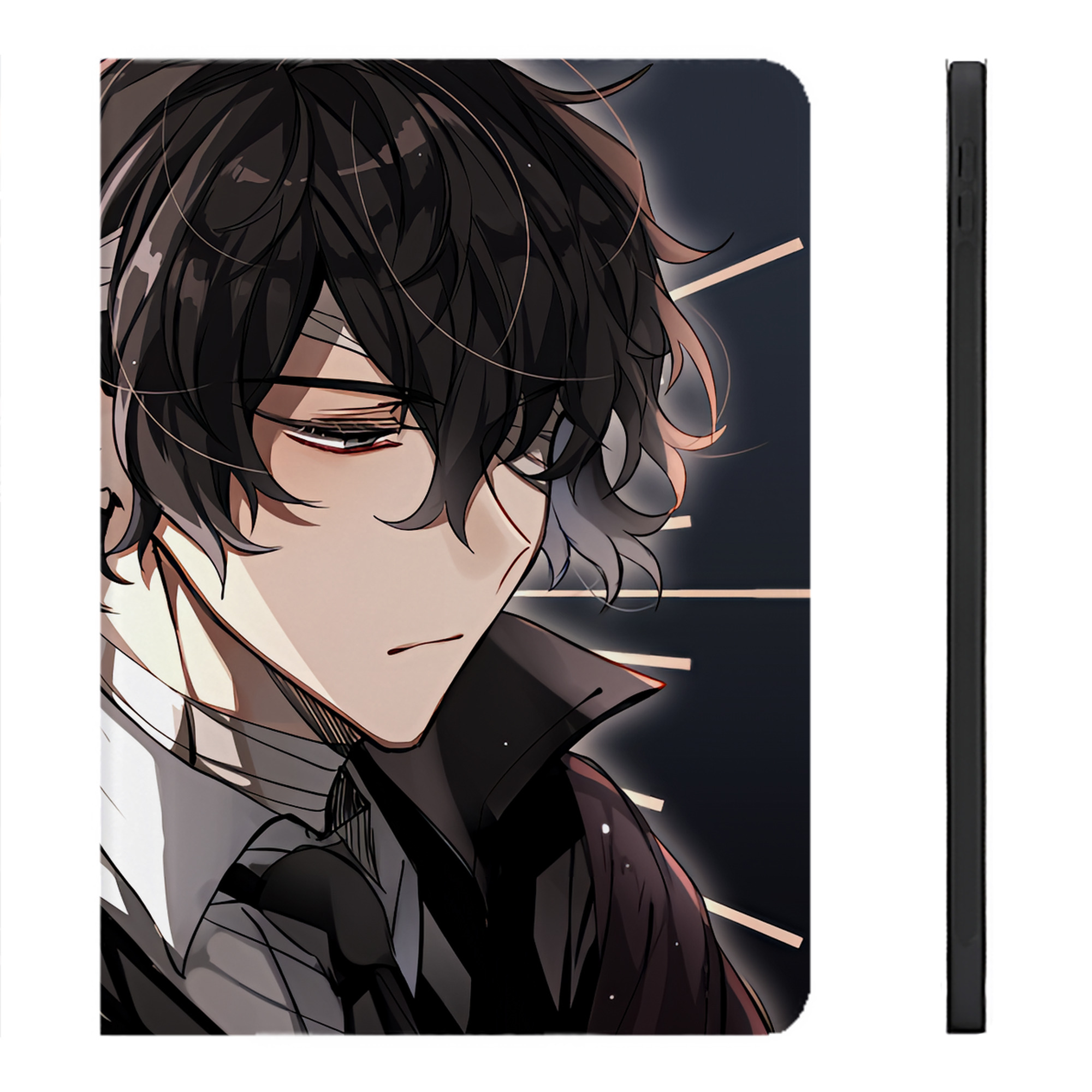 （画像用） 文豪ストレイドッグス Bungo Stray Dogs IPadケース ペンホルダー付き ブックスタイルデザイン